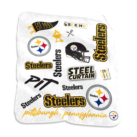 Pittsburgh Steelers Classic Native Fleece Throw