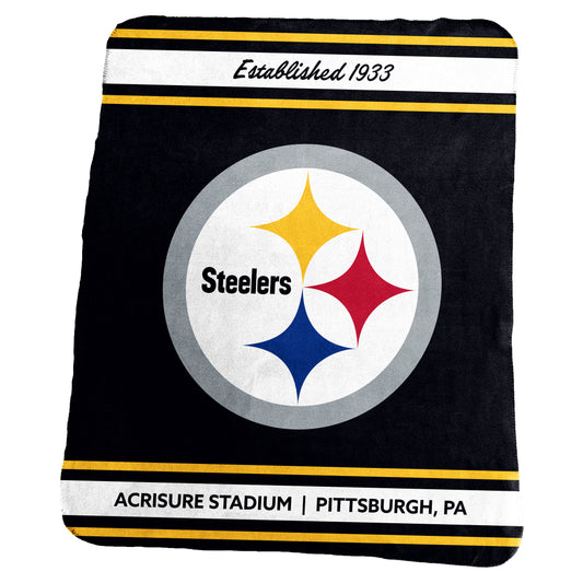 Pittsburgh Steelers Stadium Classic Fleece Throw