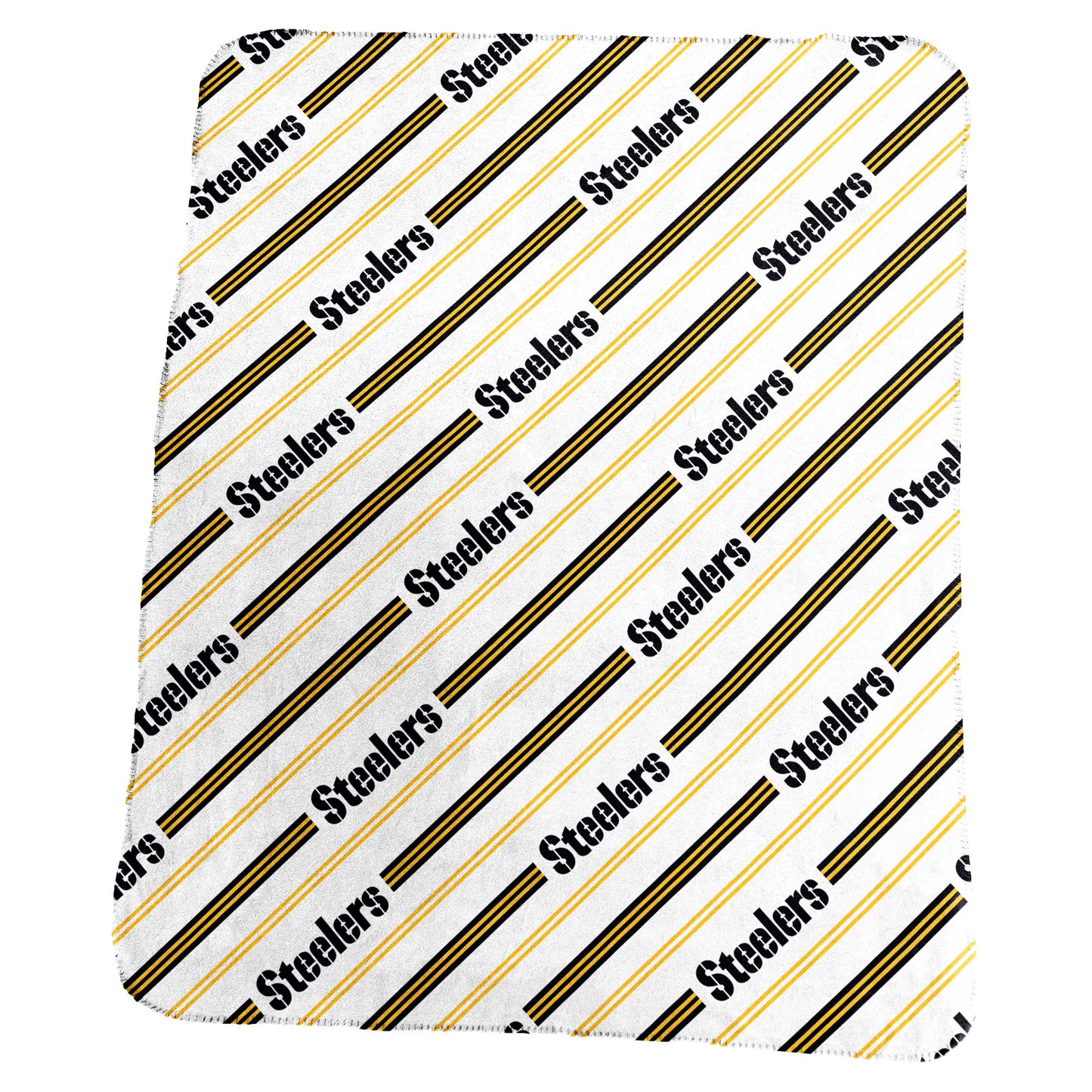 Pittsburgh Steelers Classic Vertical Stripe Fleece Throw