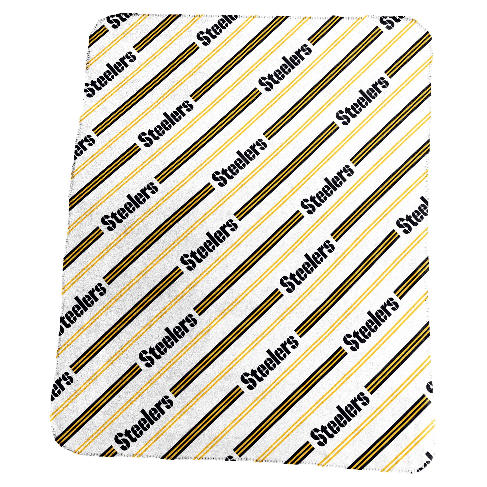 Pittsburgh Steelers Classic Vertical Stripe Fleece Throw
