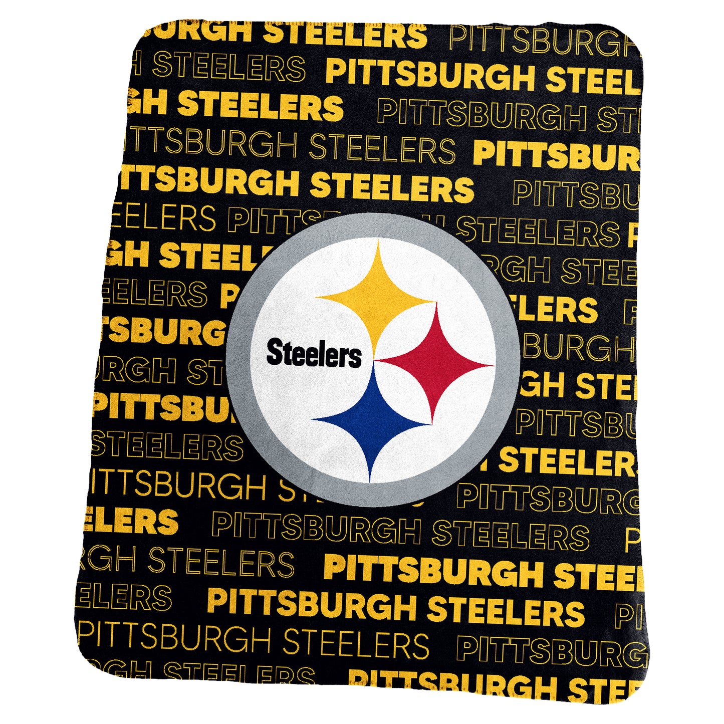 Pittsburgh Steelers Black Classic Fleece Throw