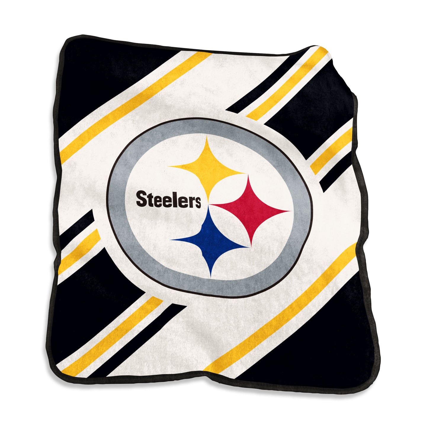 Pittsburgh Steelers Raschel Stripe Throw