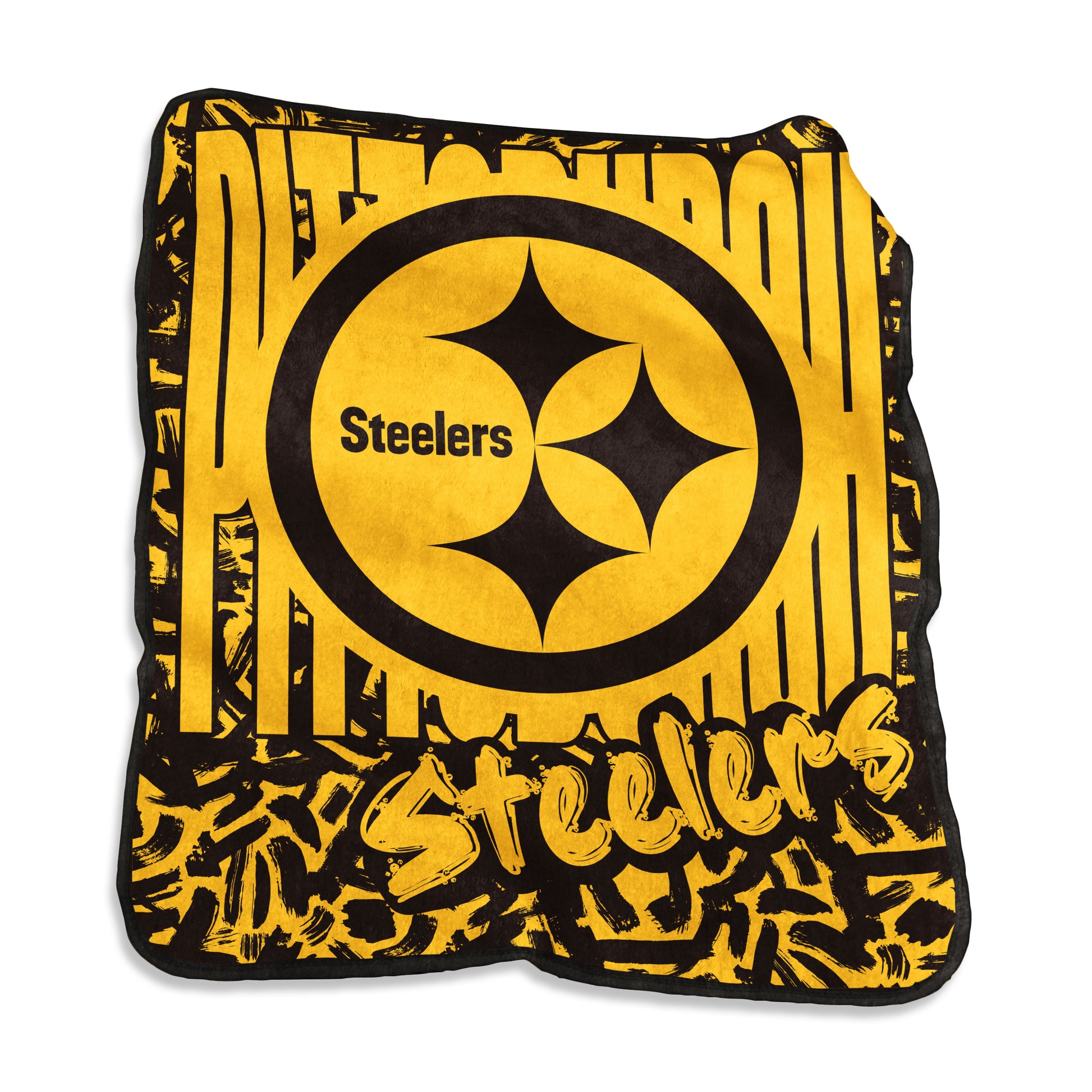 Pittsburgh Steelers Raschel Dunhams 2025 Stroke Design Throw
