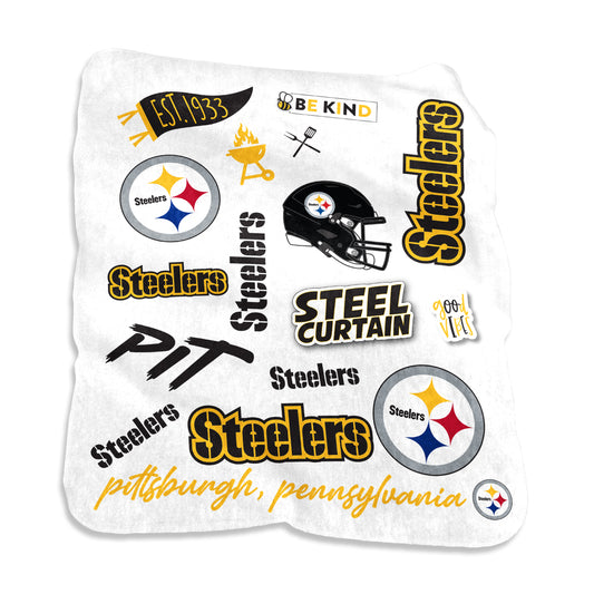 Pittsburgh Steelers Native Raschel Throw