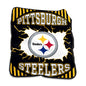 Pittsburgh Steelers Lightning Raschel Throw