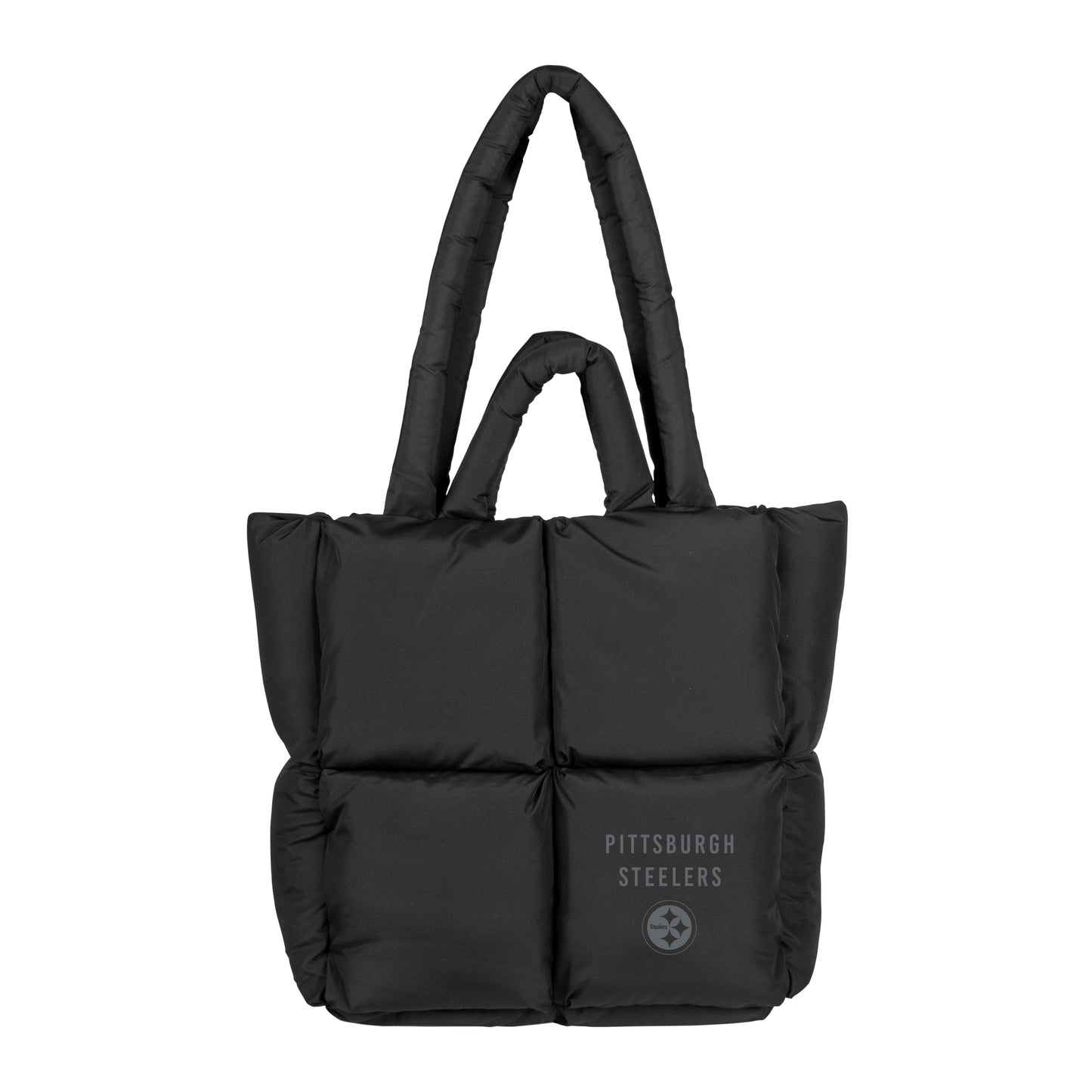 Pittsburgh Steelers Black Puff Tote
