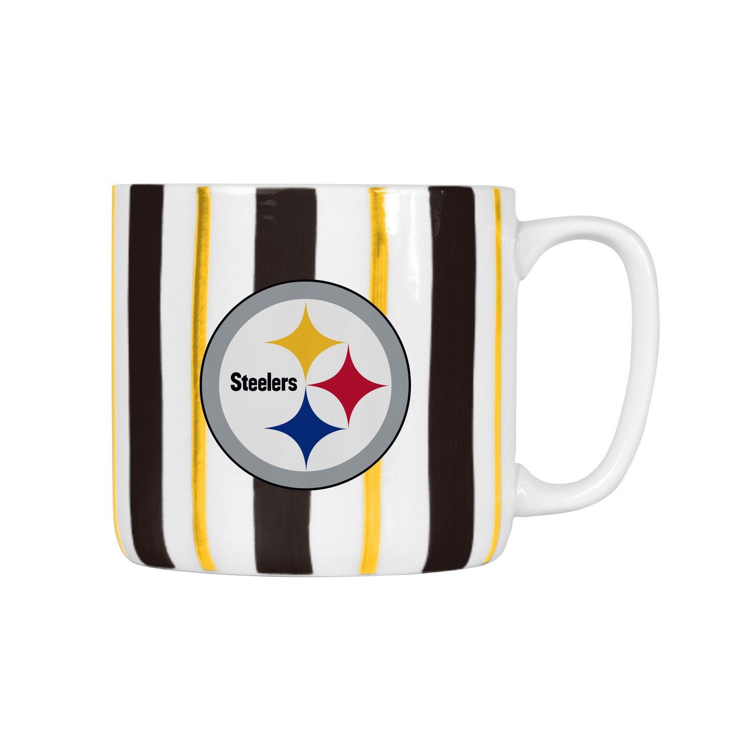 Pittsburgh Steelers 16oz Brushstroke Stripe Mug