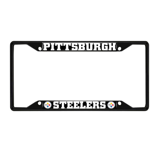 NFL - Pittsburgh Steelers Black License Plate Frame