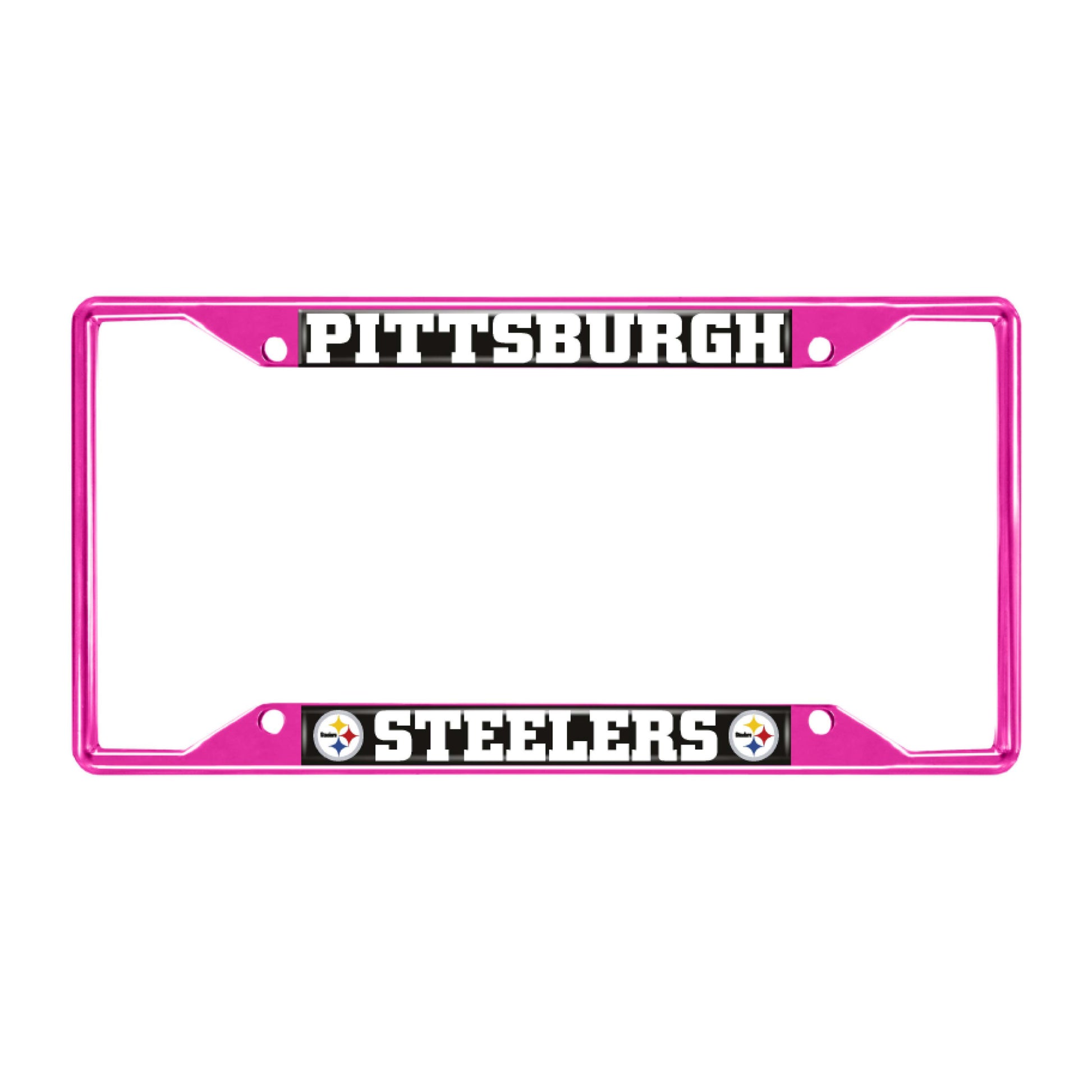 NFL - Pittsburgh Steelers-Pink License Plate Frame