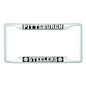 NFL - Pittsburgh Steelers-White License Plate Frame