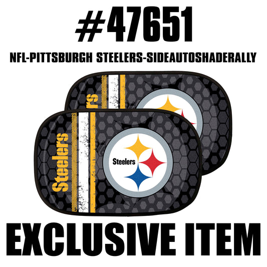 NFL - Pittsburgh Steelers Side Auto Shade Rally