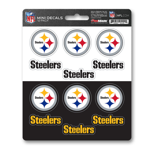 NFL - Pittsburgh Steelers Mini Decal 12-pk