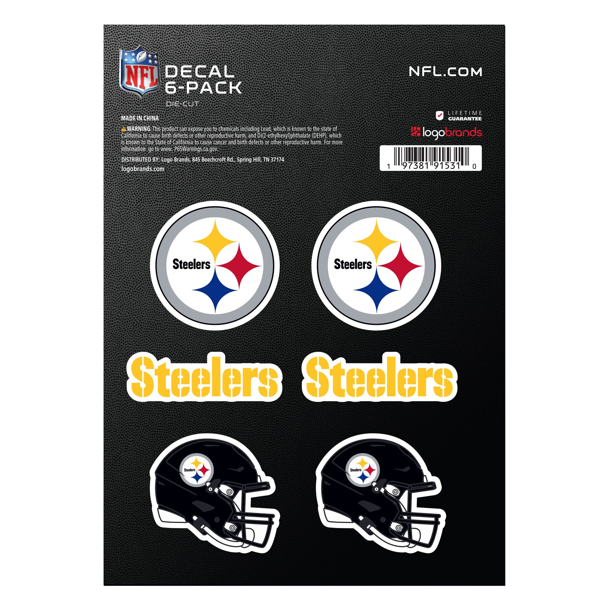 NFL - Pittsburgh Steelers DECAL6