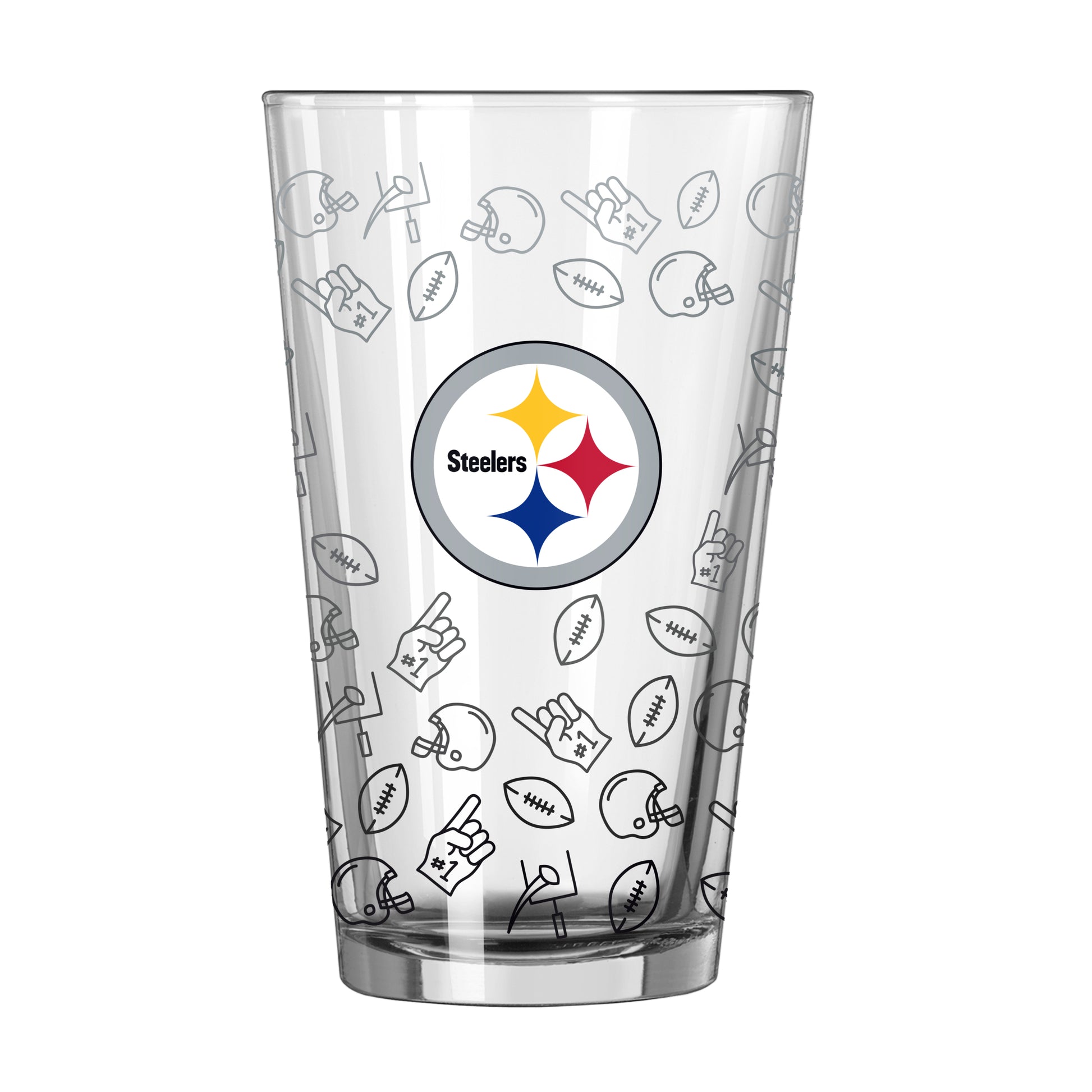 Pittsburgh Steelers 16oz Ombre Playmaker Pint Glass