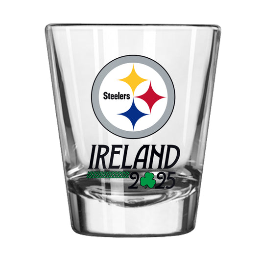 Pittsburgh Steelers Ireland 2025 2oz Shot Glass