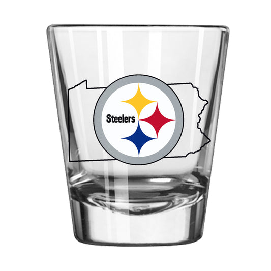Pittsburgh Steelers 2oz State Shot Glass