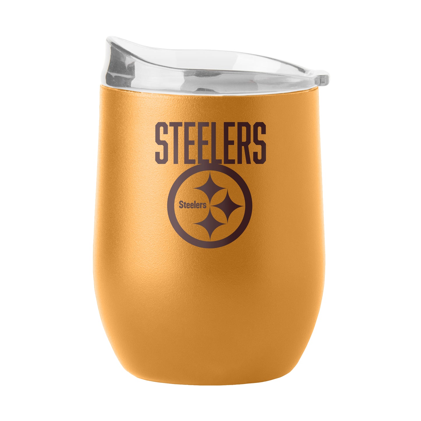 Pittsburgh Steelers 16oz Huddle Powder Coat Curved Beverage
