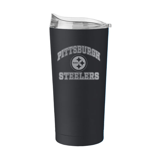Pittsburgh Steelers 20oz Athletic Etch Powder Coat Tumbler