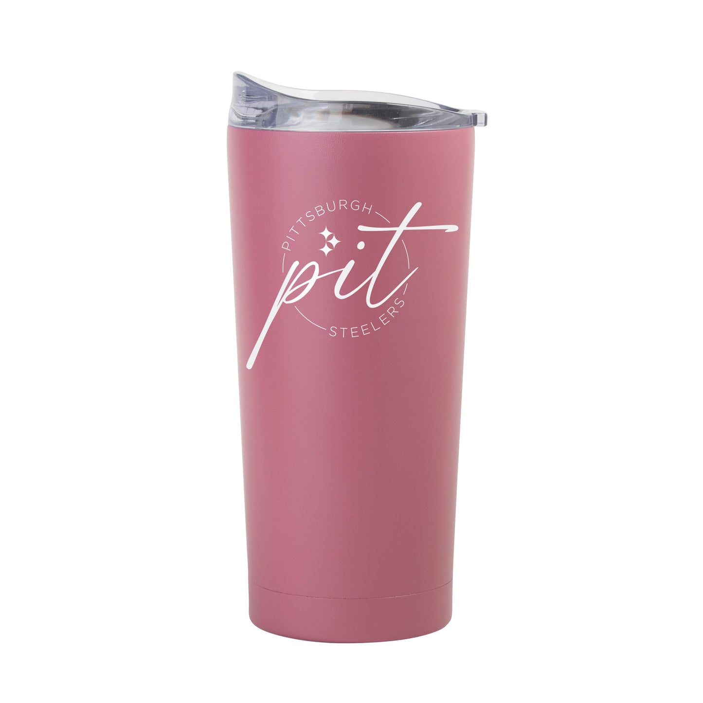 Pittsburgh Steelers 20oz Berry Exclusive Powder Coat Tumbler