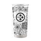 Pittsburgh Steelers 20oz Botanical Stainless Steel Tumbler
