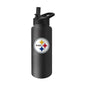 Pittsburgh Steelers 34oz Logo Quencher Water Bottle