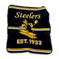 Pittsburgh Steelers Vintage Raschel Rally House Throw