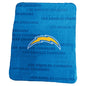 LA Chargers Classic Fleece Throw
