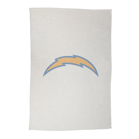 LA Chargers Oversized Logo Sublimated Sweatshirt Blanket