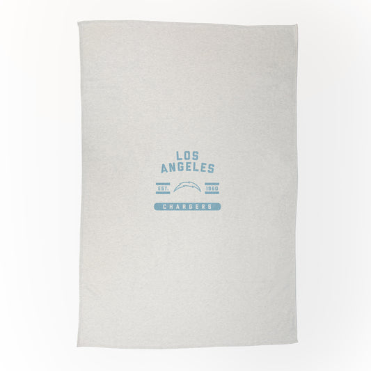 LA Chargers Sublimated Sweatshirt Blanket