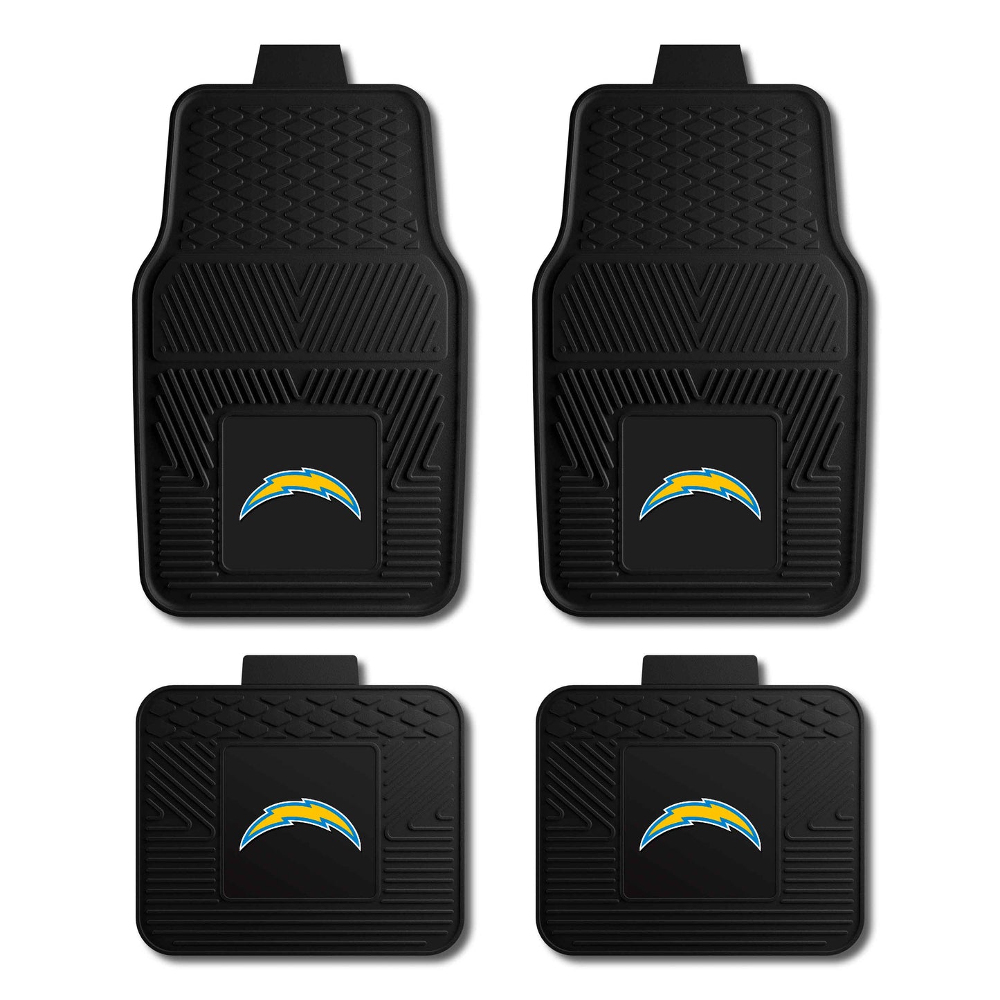 NFL - Los Angeles Chargers 4-pc Vinyl Car Mat Set