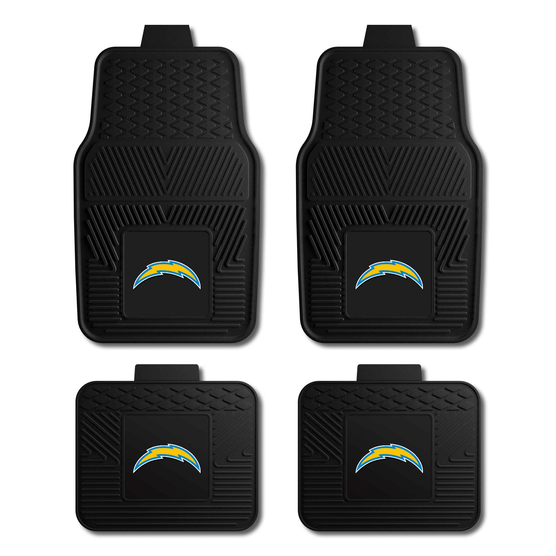 NFL - Los Angeles Chargers 4-pc Vinyl Car Mat Set