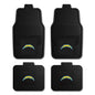 NFL - Los Angeles Chargers 4-pc Vinyl Car Mat Set