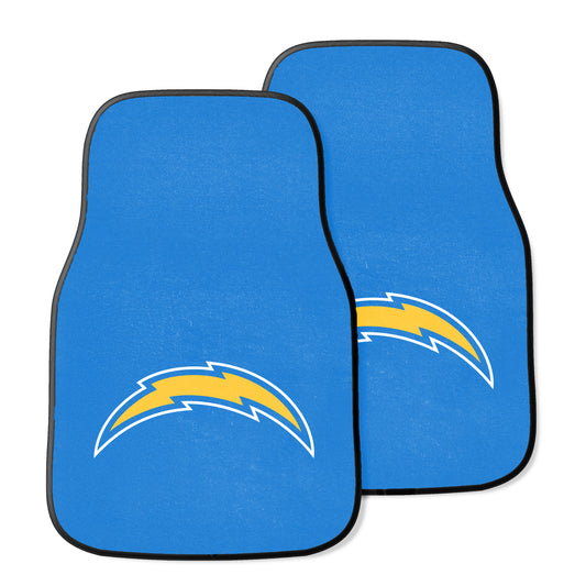 NFL - Los Angeles Chargers 2-pc Carpet Car Mat Set