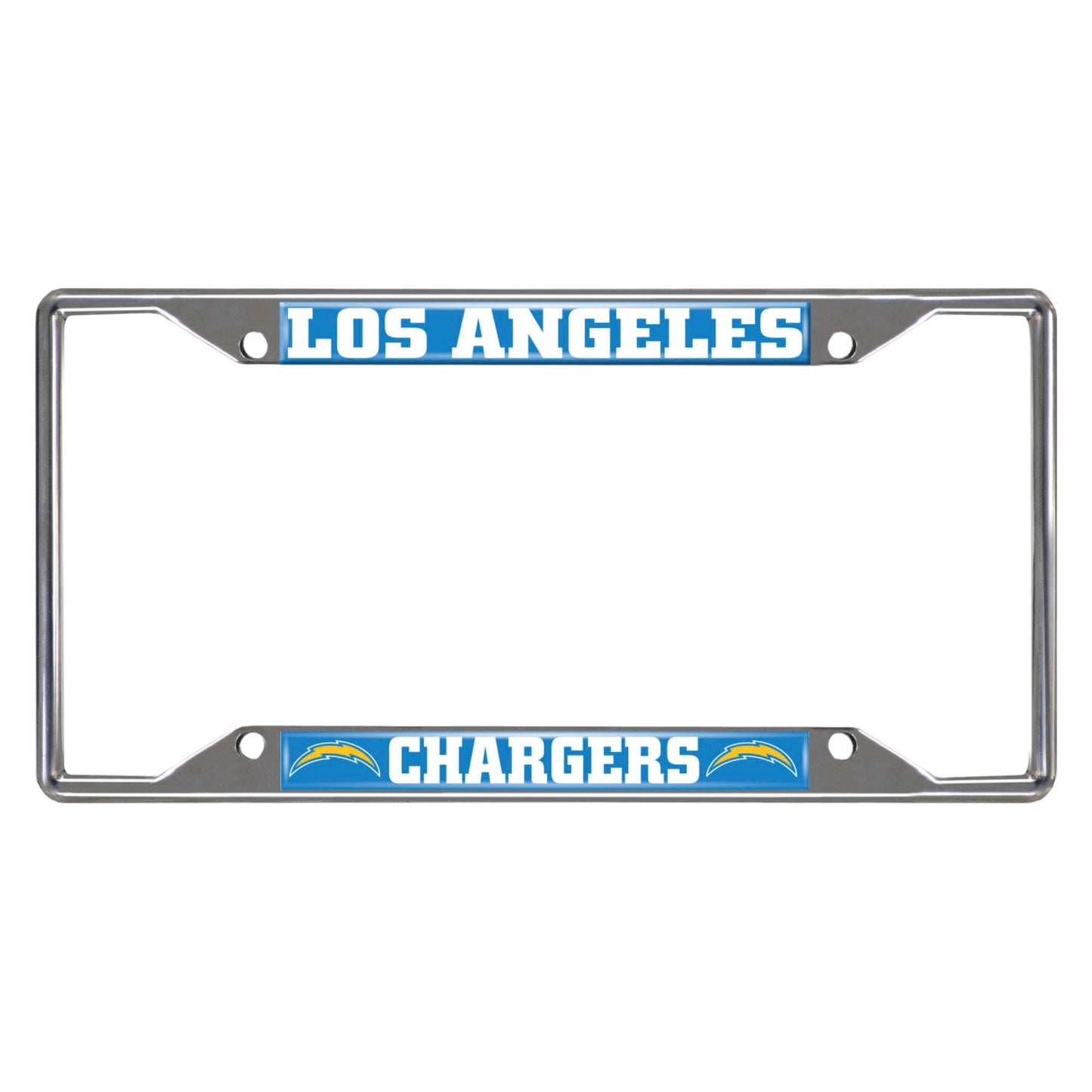 NFL - Los Angeles Chargers Chrome License Plate Frame