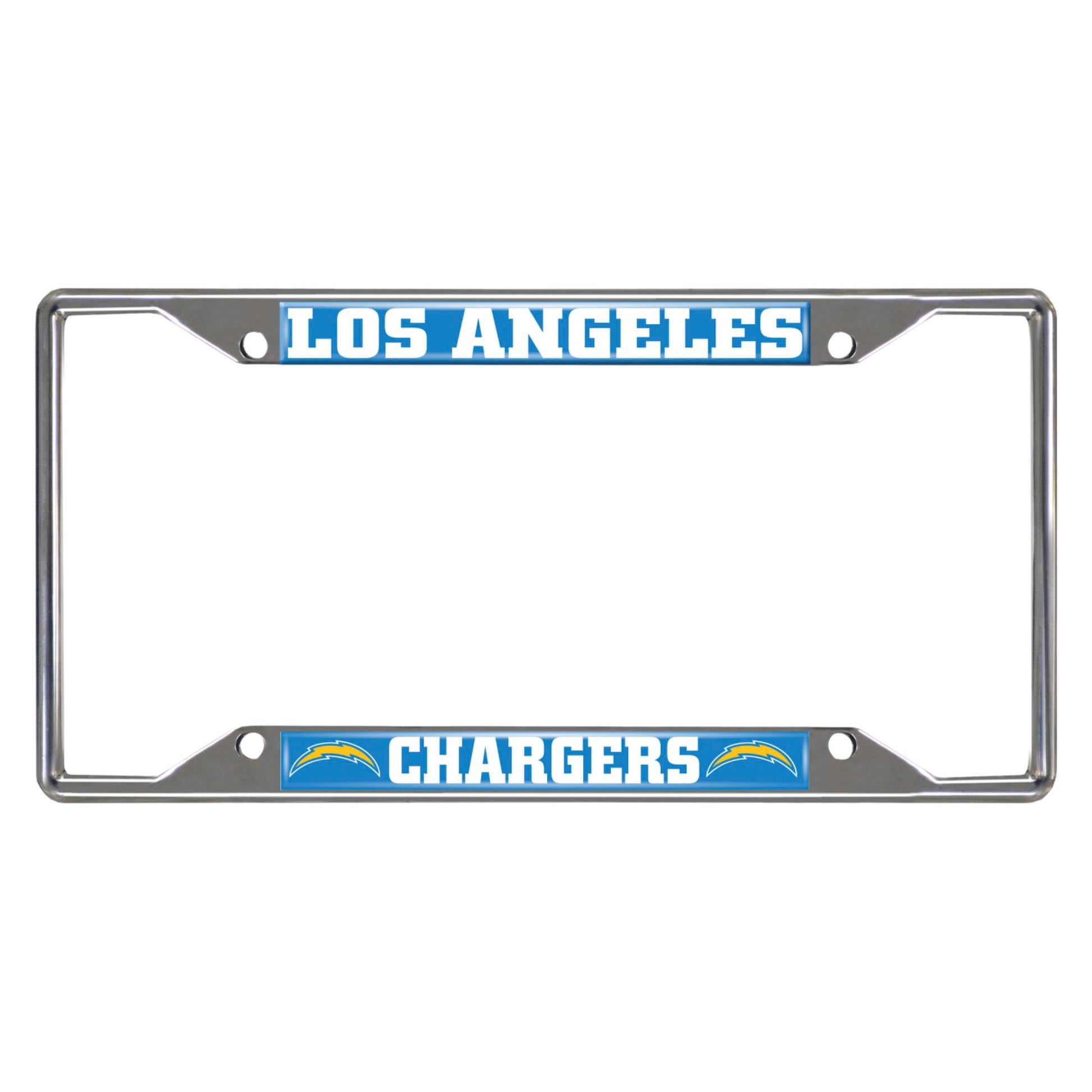 NFL - Los Angeles Chargers Chrome License Plate Frame
