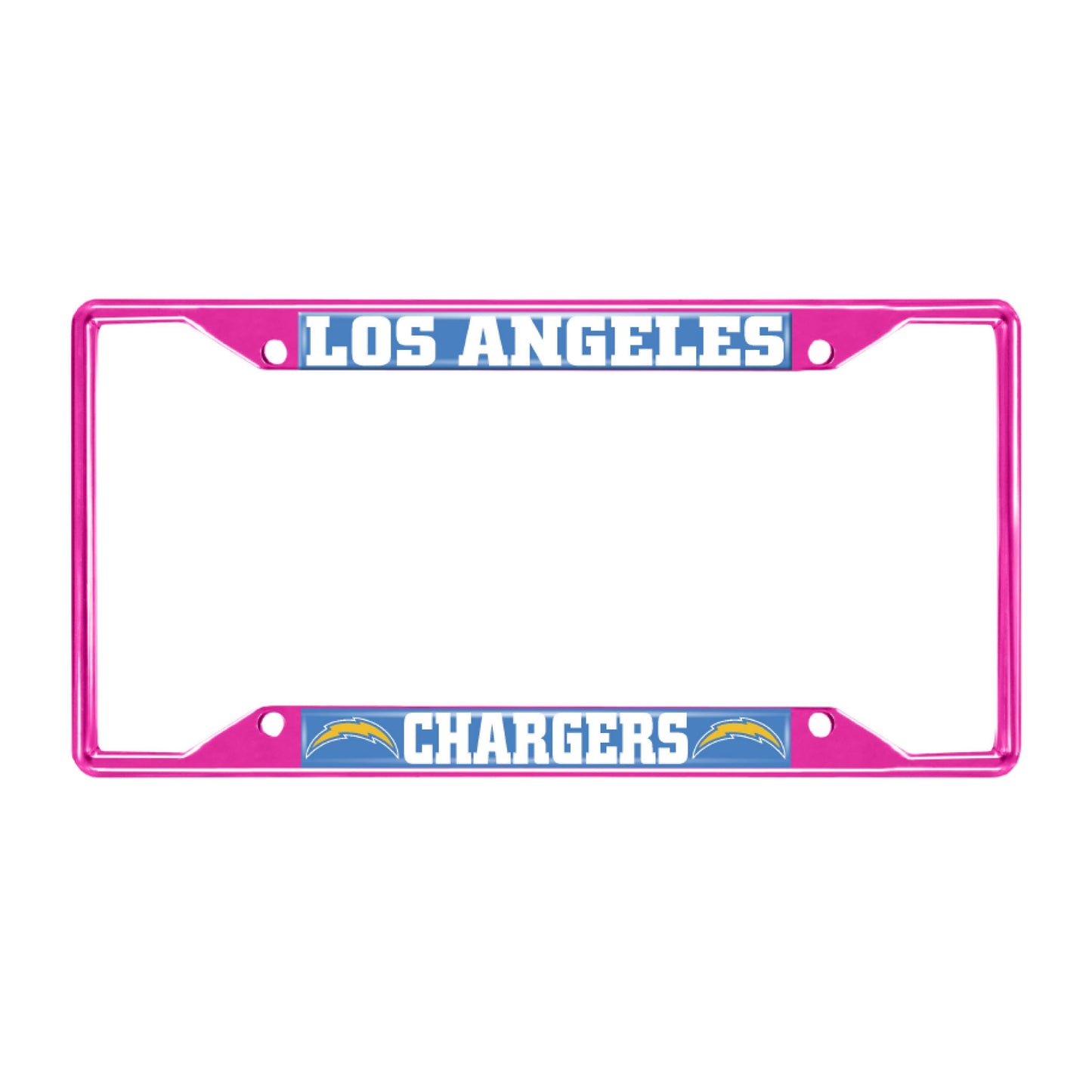NFL - Los Angeles Chargers-Pink License Plate Frame
