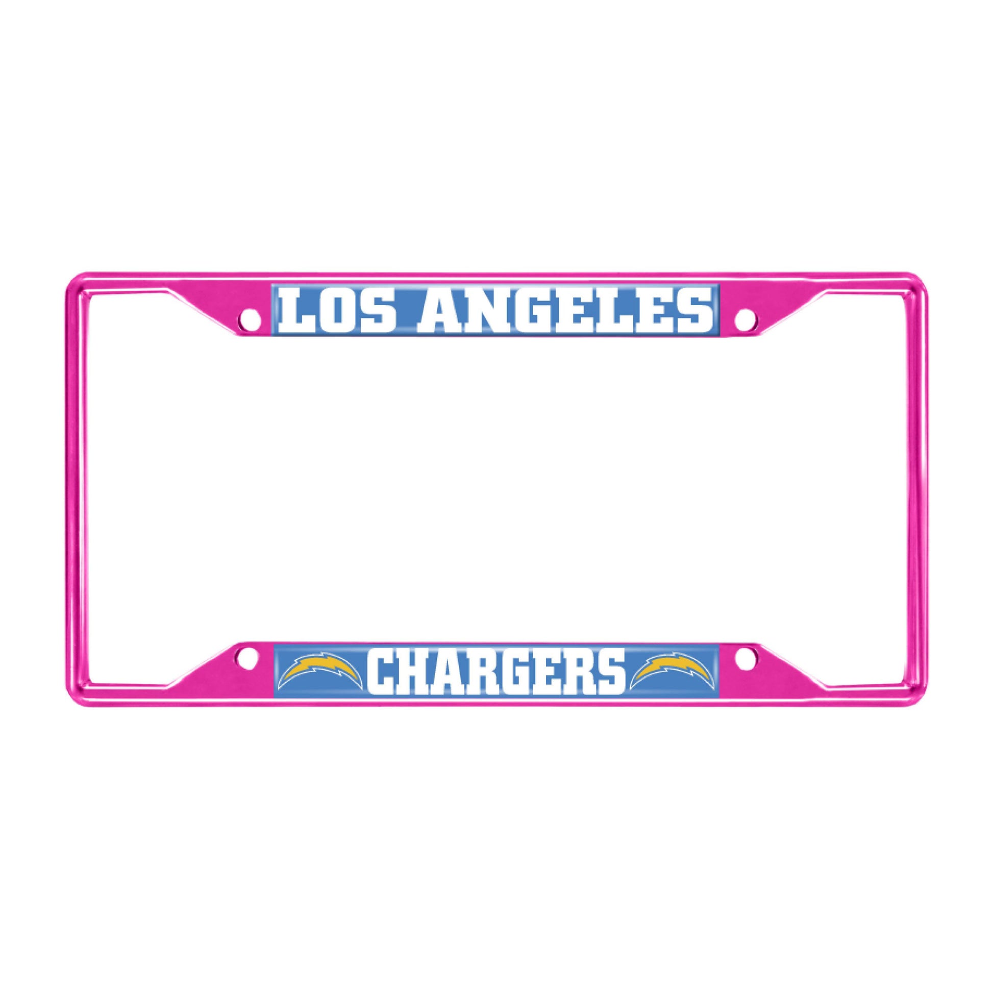 NFL - Los Angeles Chargers-Pink License Plate Frame