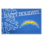 NFL - Los Angeles Chargers Starter Mat - Happy Holidays