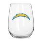 Los Angeles Chargers 16oz Satin Etch Curved Beverage Glass