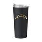 LA Chargers Black 20oz Foil Powder Coat Tumbler