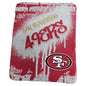 San Francisco 49ers Classic Graffiti Fleece Throw