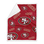 San Francisco 49ers 50x60 Plush Sherpa Throw