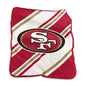San Francisco 49ers Raschel Stripe Throw