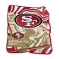 San Francisco 49ers Swirl Raschel Throw