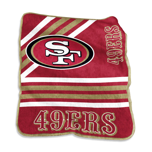 San Francisco 49ers 60x80 Raschel Blanket