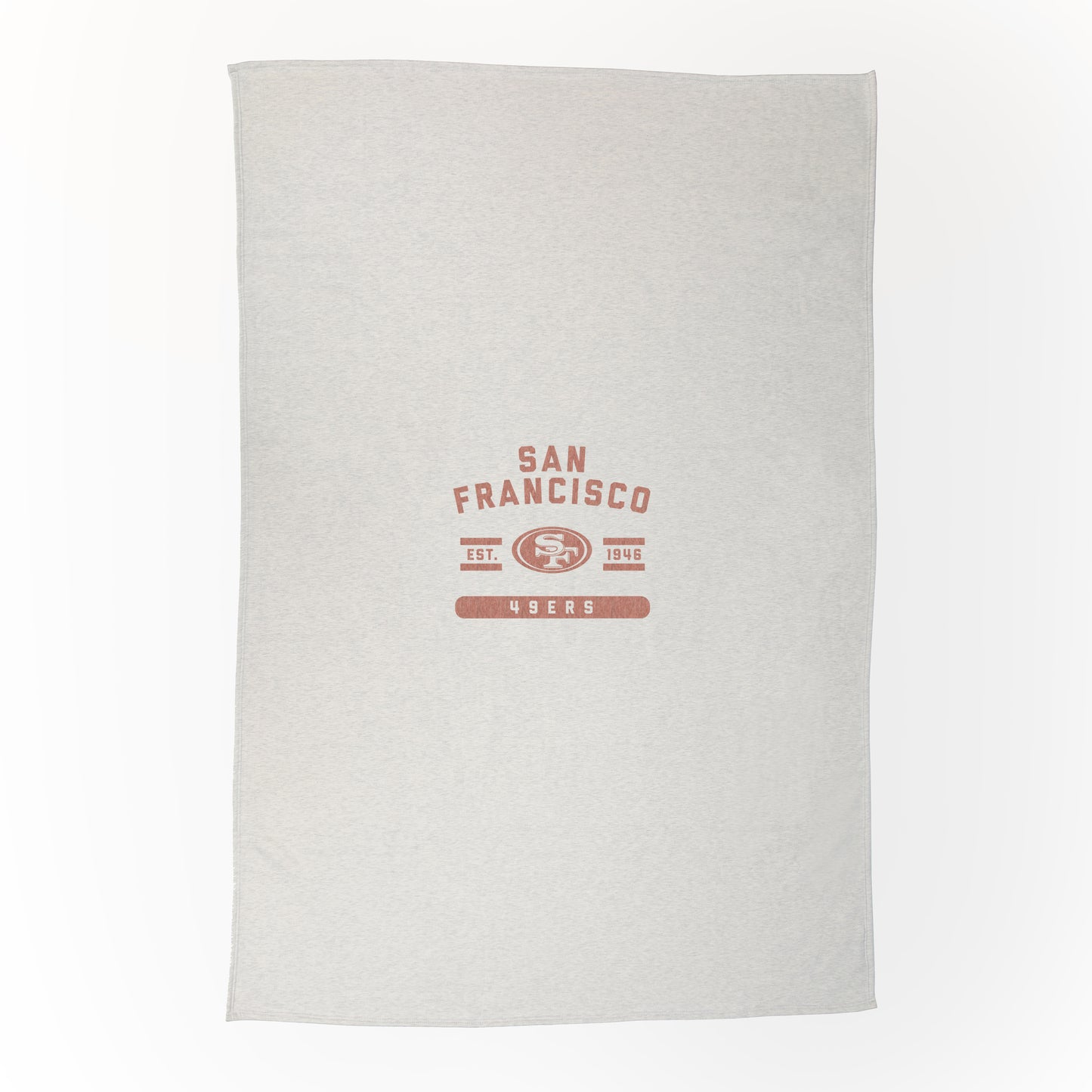 San Francisco 49ers Sublimated Sweatshirt Blanket
