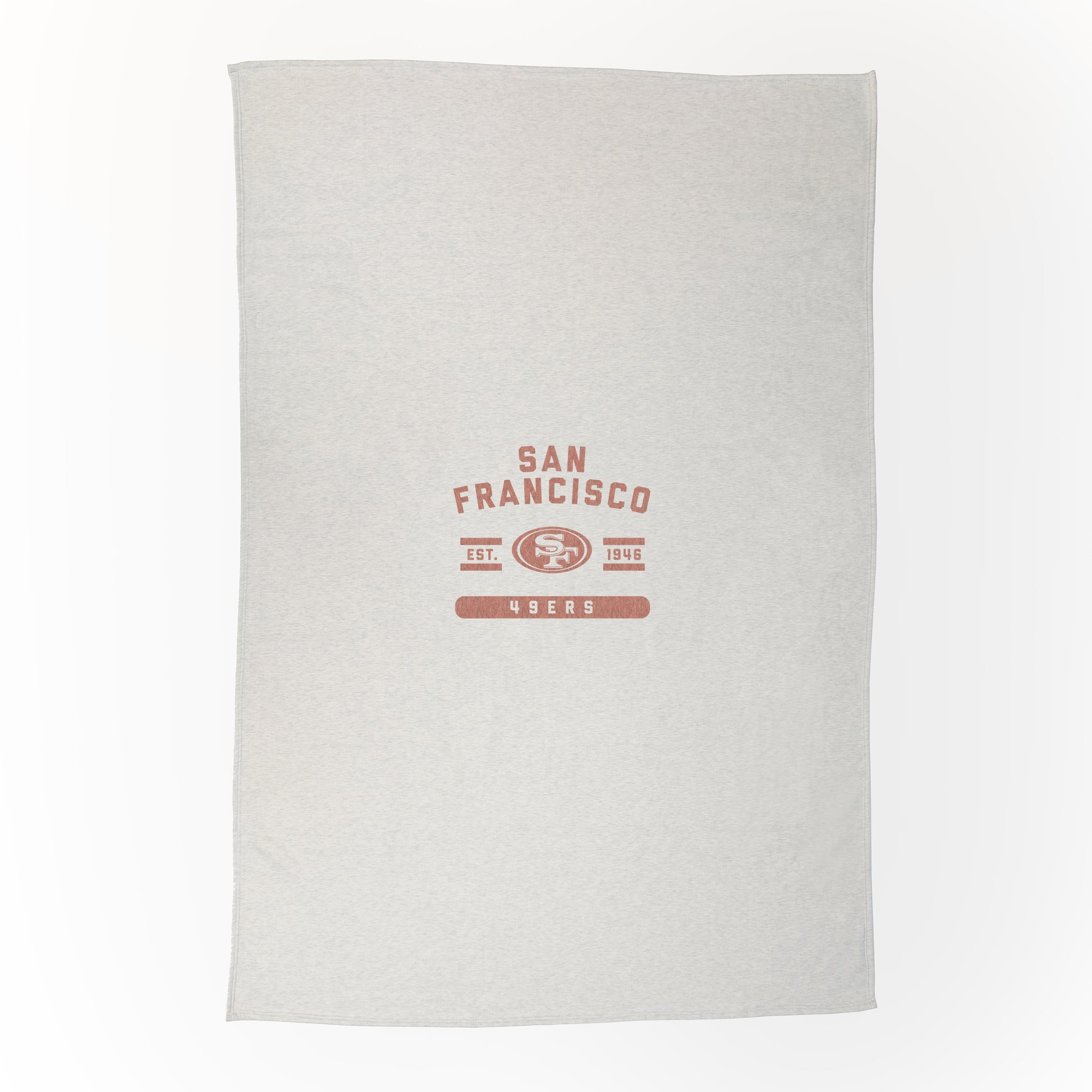 San Francisco 49ers Sublimated Sweatshirt Blanket