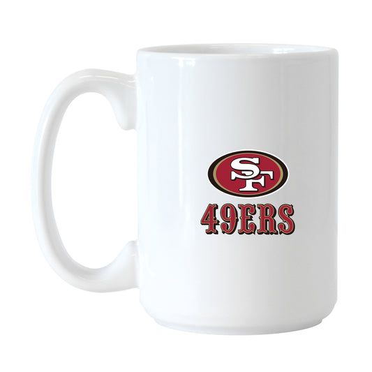 San Francisco 49ers 15oz Letterman Sublimated Mug