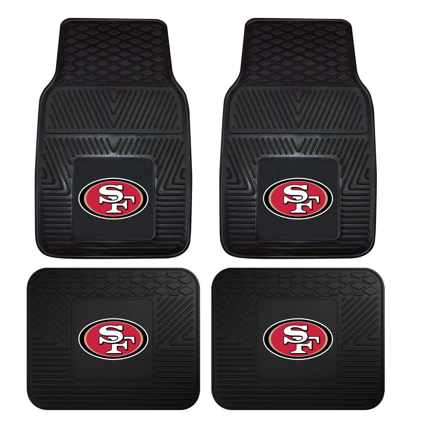 NFL - San Francisco 49ers 4-pc Vinyl Car Mat Set