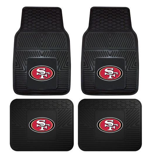 NFL - San Francisco 49ers 4-pc Vinyl Car Mat Set
